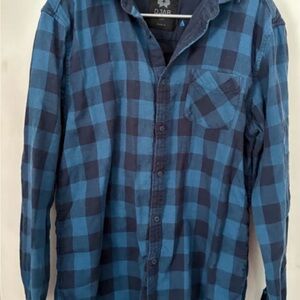 Blue Checkered Men's Shirt DJAB medium